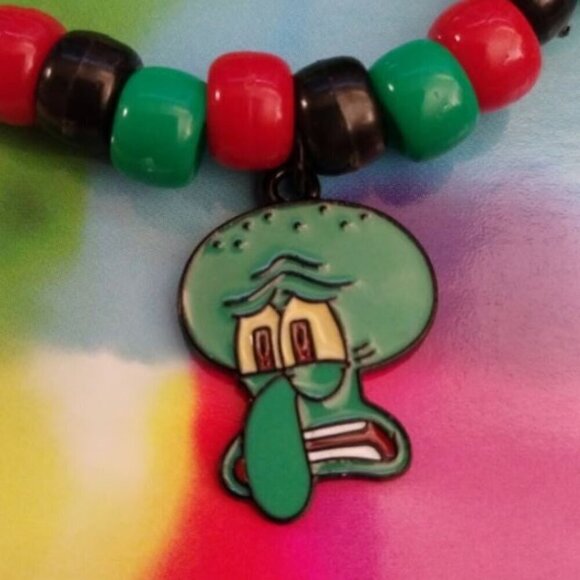 SpongeBob SquarePants Patrick Star and Squidward Charm Kandi Bracelets - Picture 6 of 11